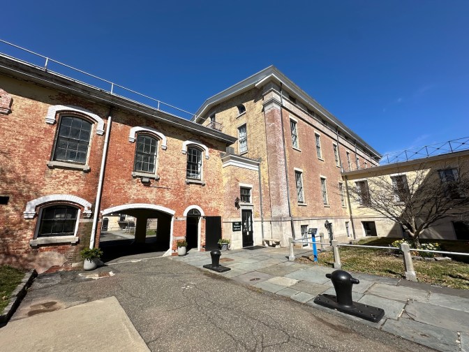 Rear view of Building D in Snug Harbor.