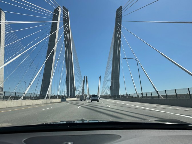 View of Mario M. Cuomo bridge.