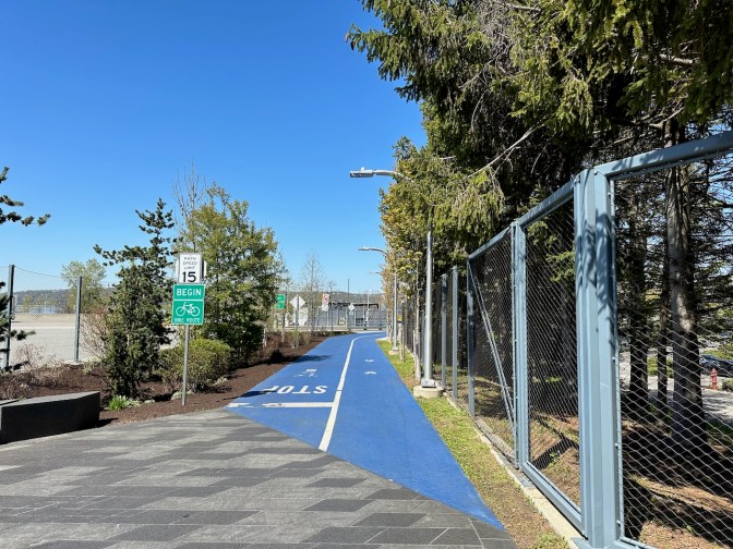 View of Mario M. Cuomo Bridge Path.