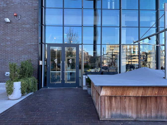 Exterior of Bayberry Garden restaurant.