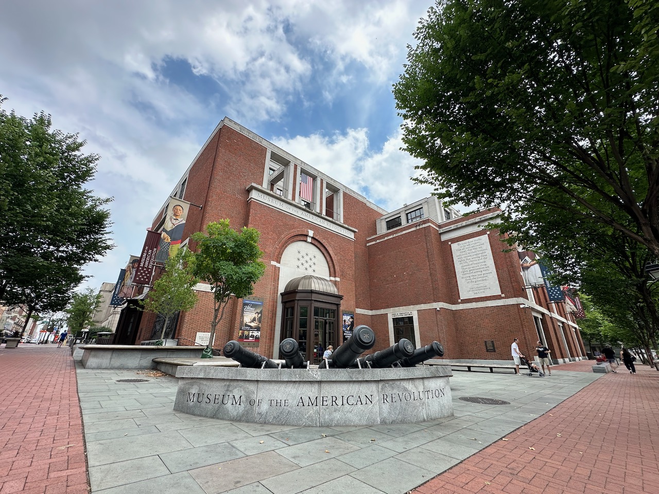 Exterior of Museum of the American Revolution.