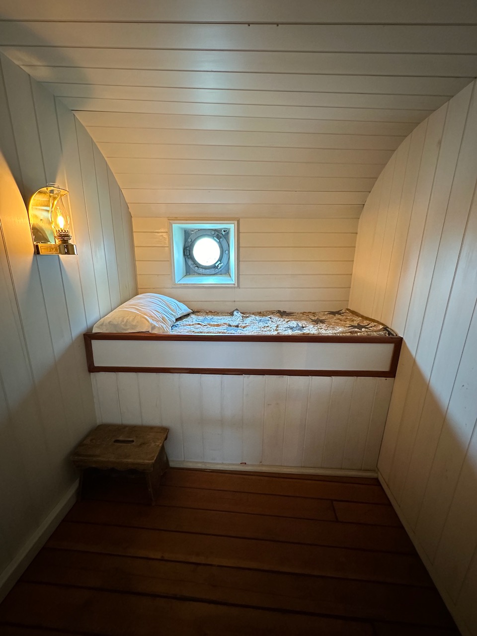 Captain's bunk.