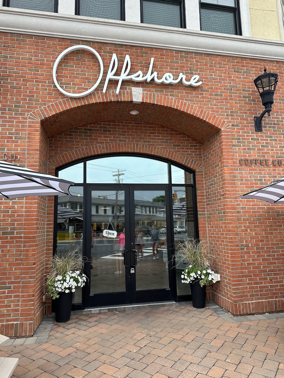 Exterior of Offshore Coffee House.