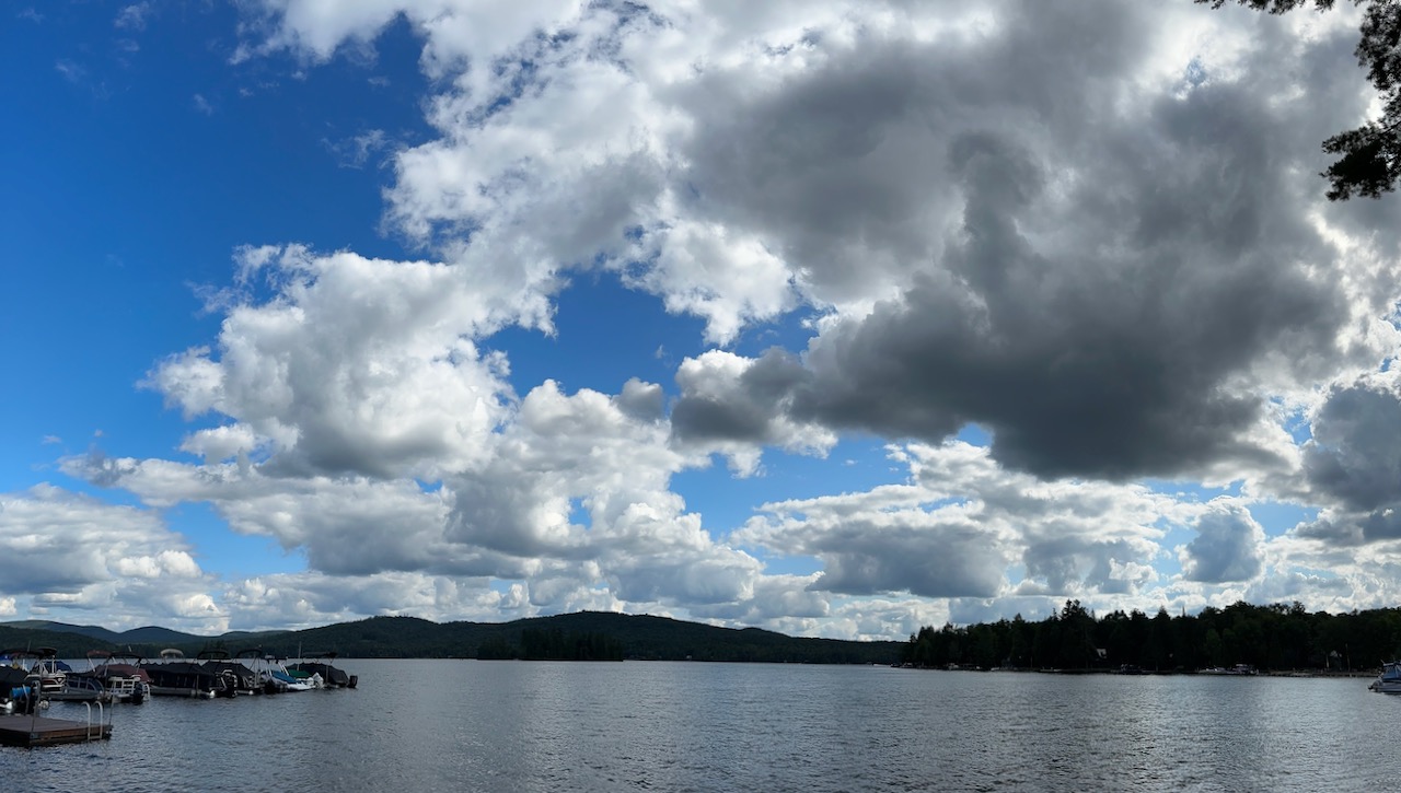Panorama of Fourth Lake.