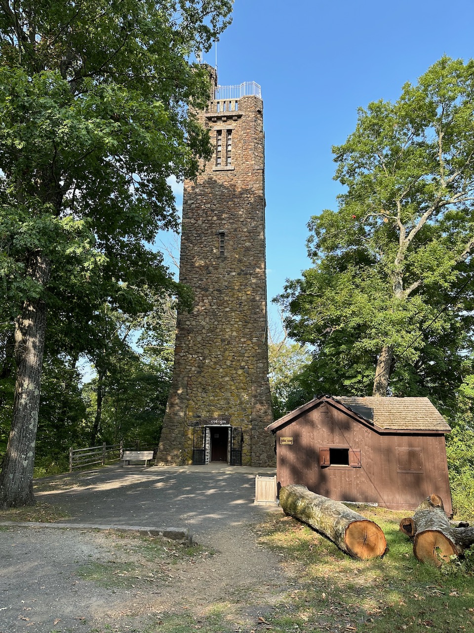 View of Bowman's Hill Tower.
