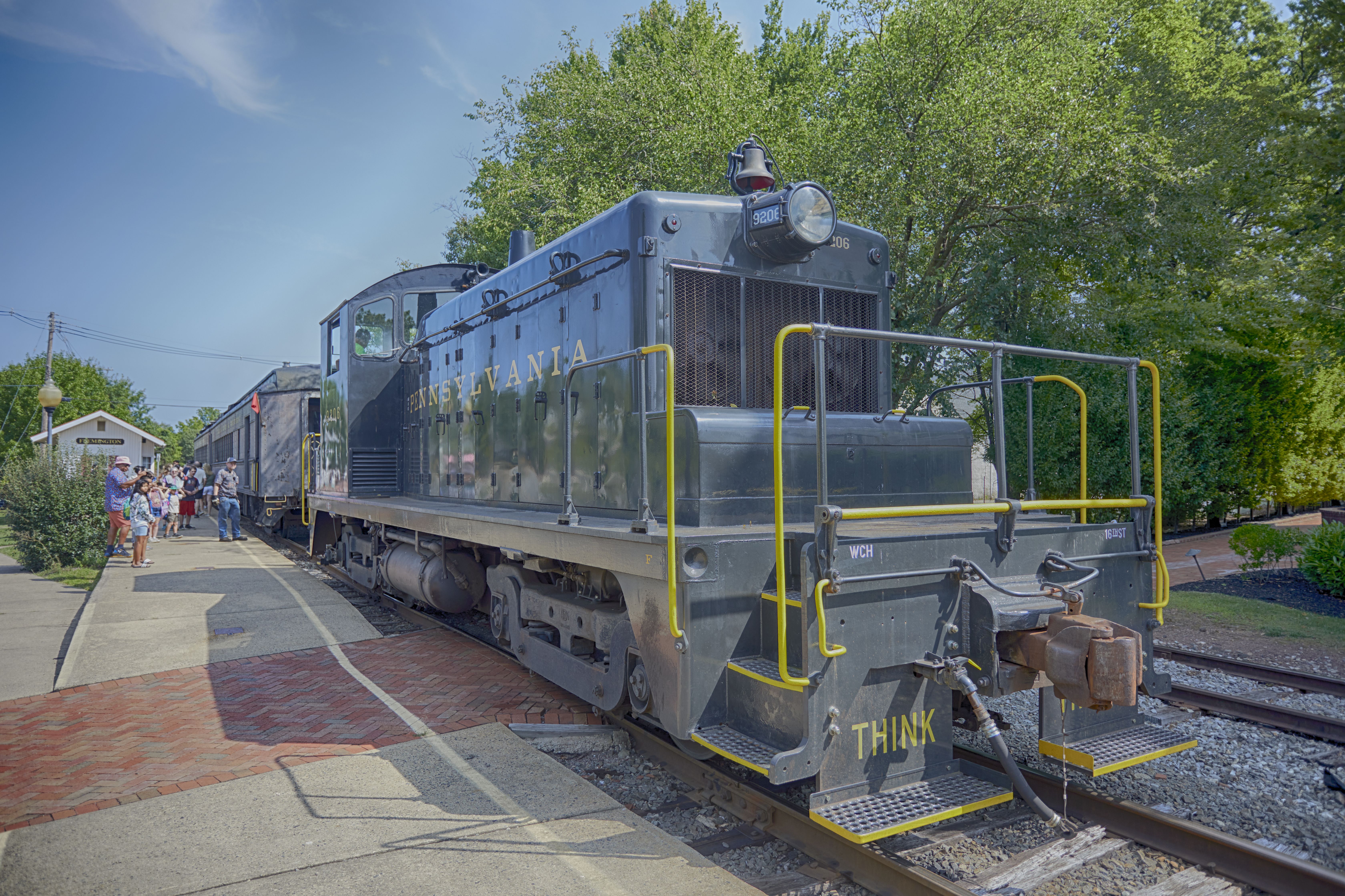Pennsylvania Railroad 9206 locomotive.