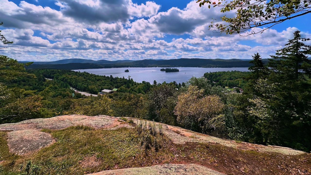 View of Fourth Lake from Eagle Cliff.