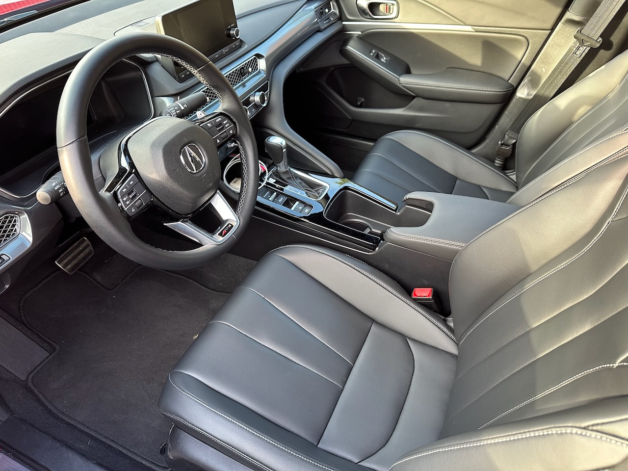 Interior of 2025 Acura Integra.