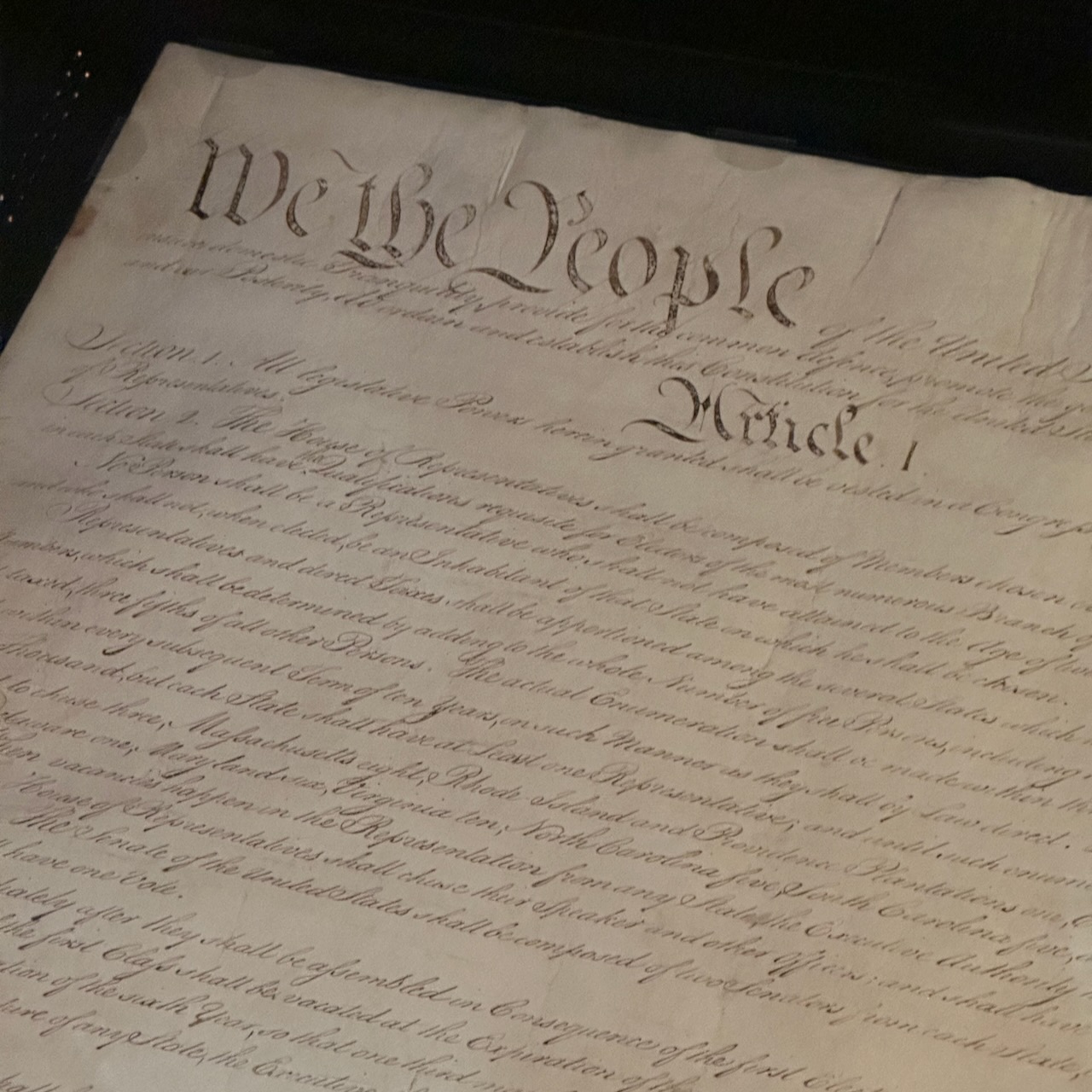 Preamble of US Constitution.