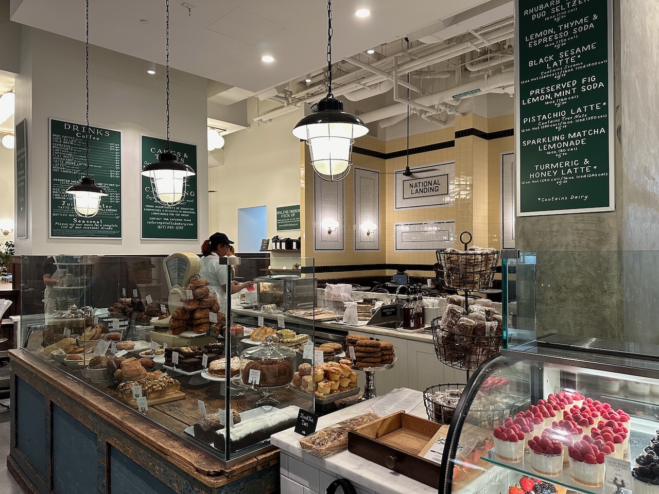 Interior of Tatte Bakery and Cafe.