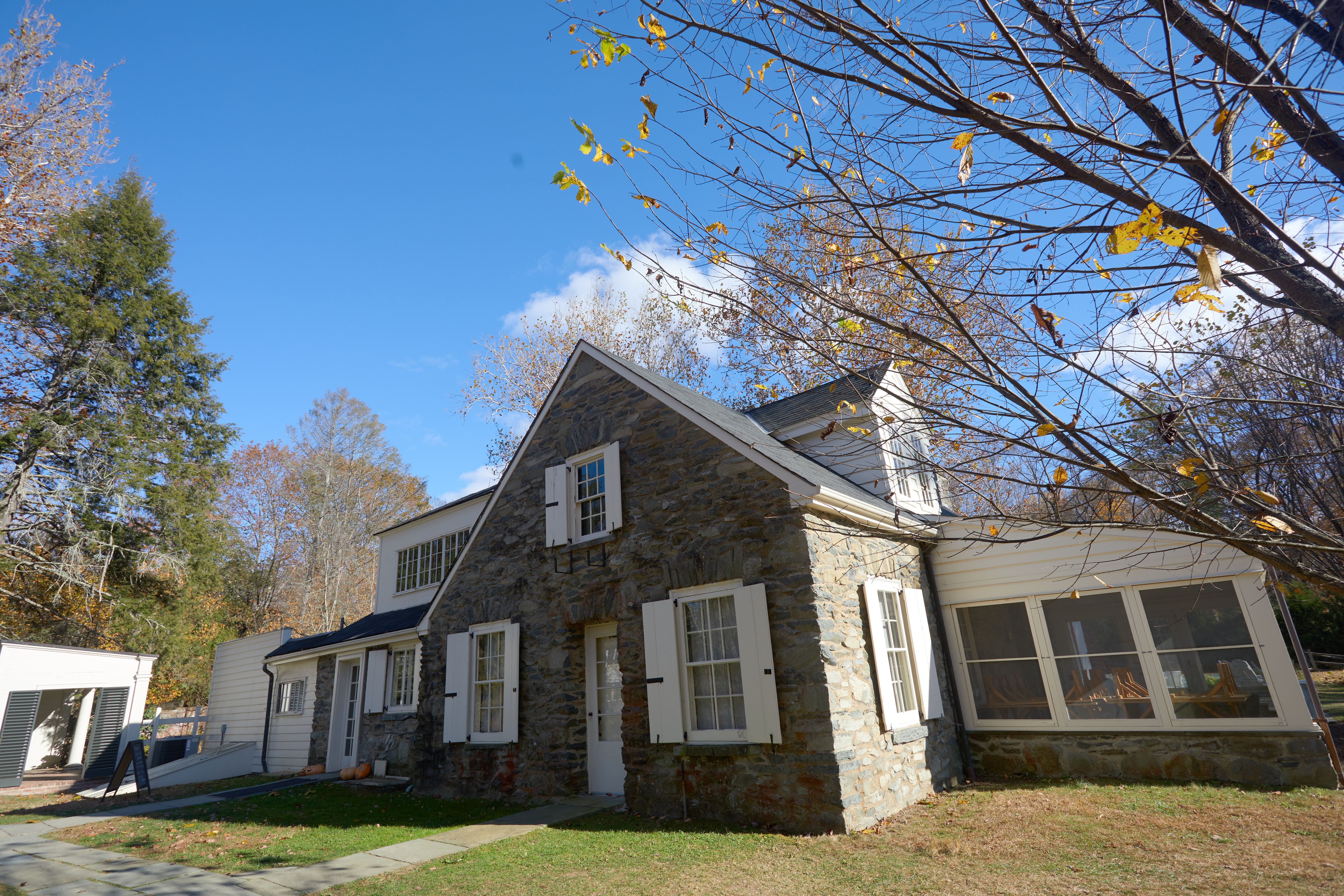 Exterior of Val-Kill visitor center.