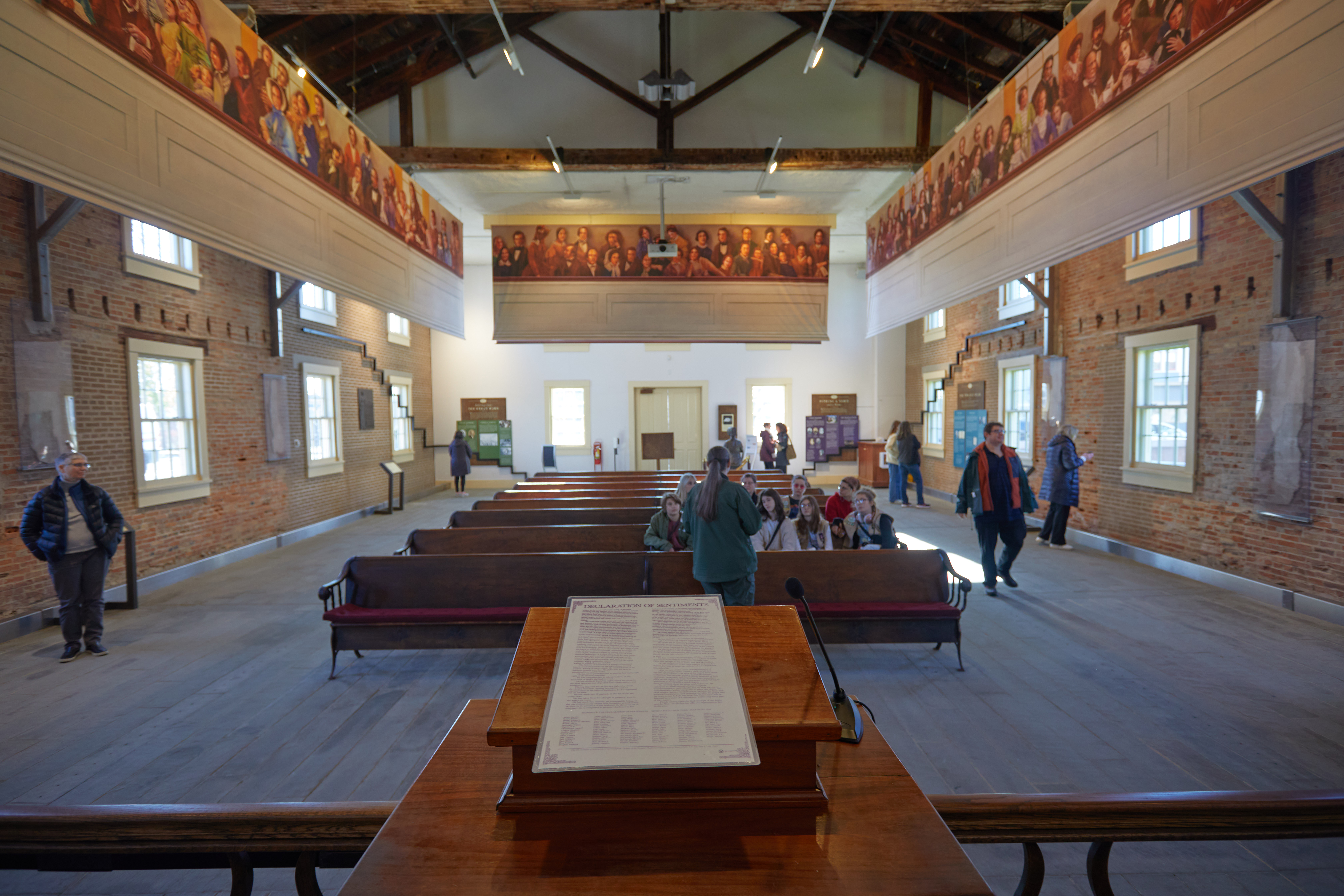 Interior of Wesleyan Chapel.