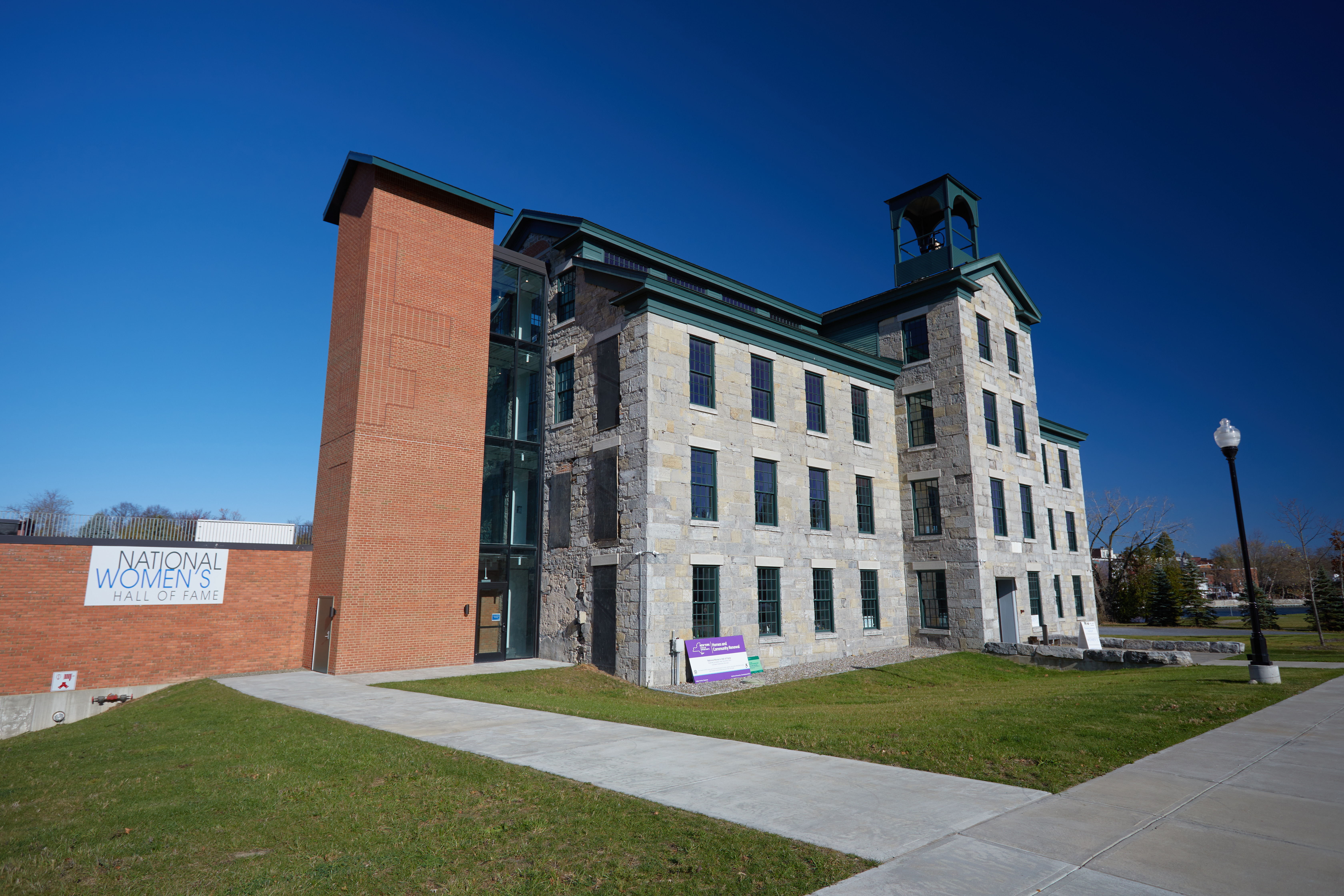 Exterior of National Women's Hall of Fame.