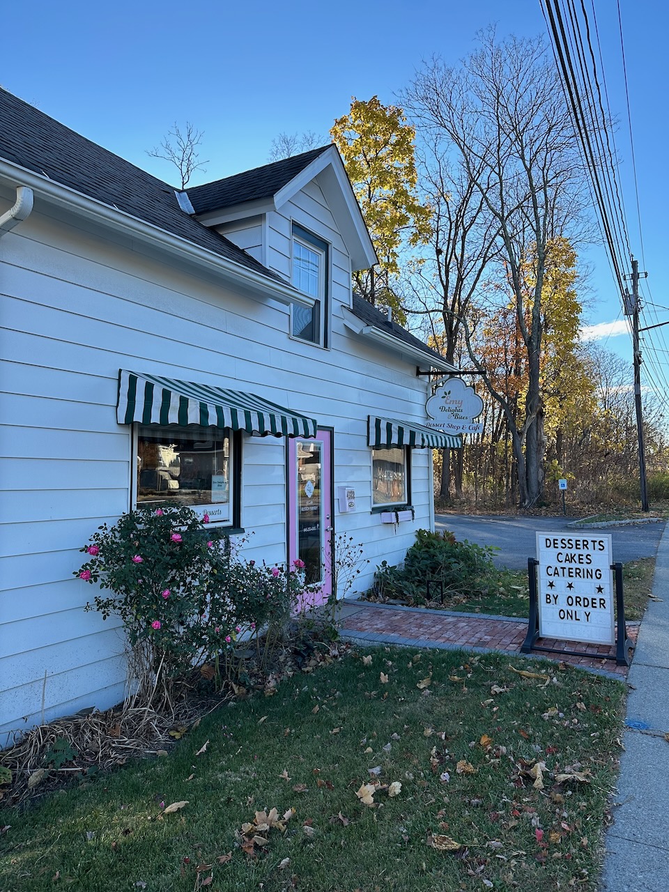 Exterior of Emy's Delights and Bites.