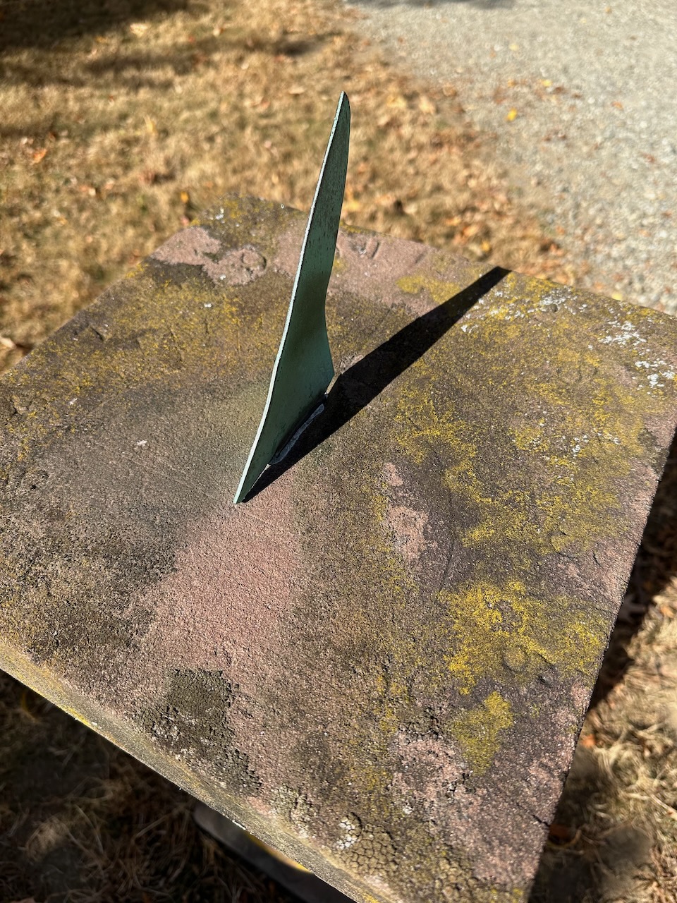 Stone sundial.
