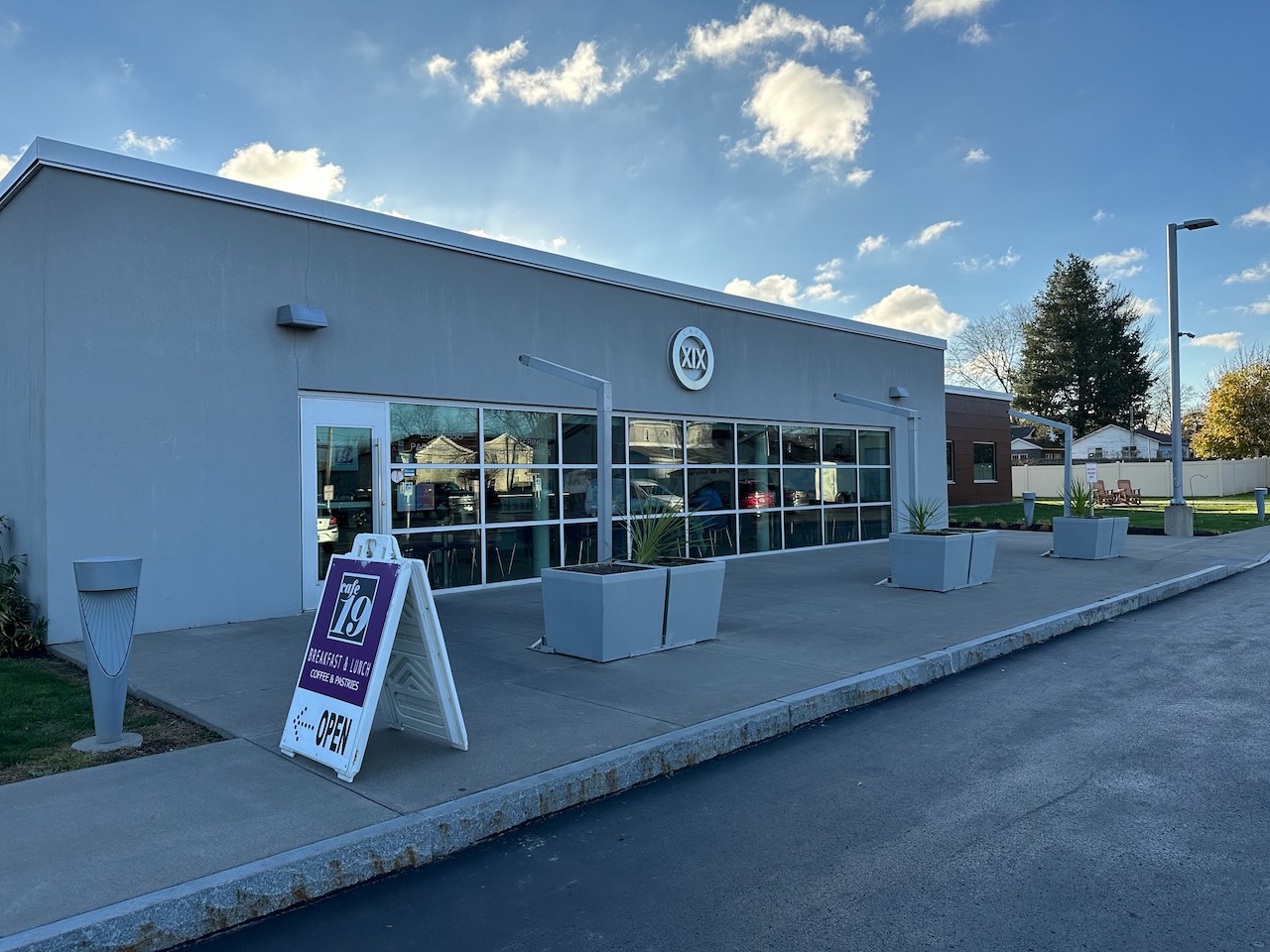 Exterior of Cafe XIX.