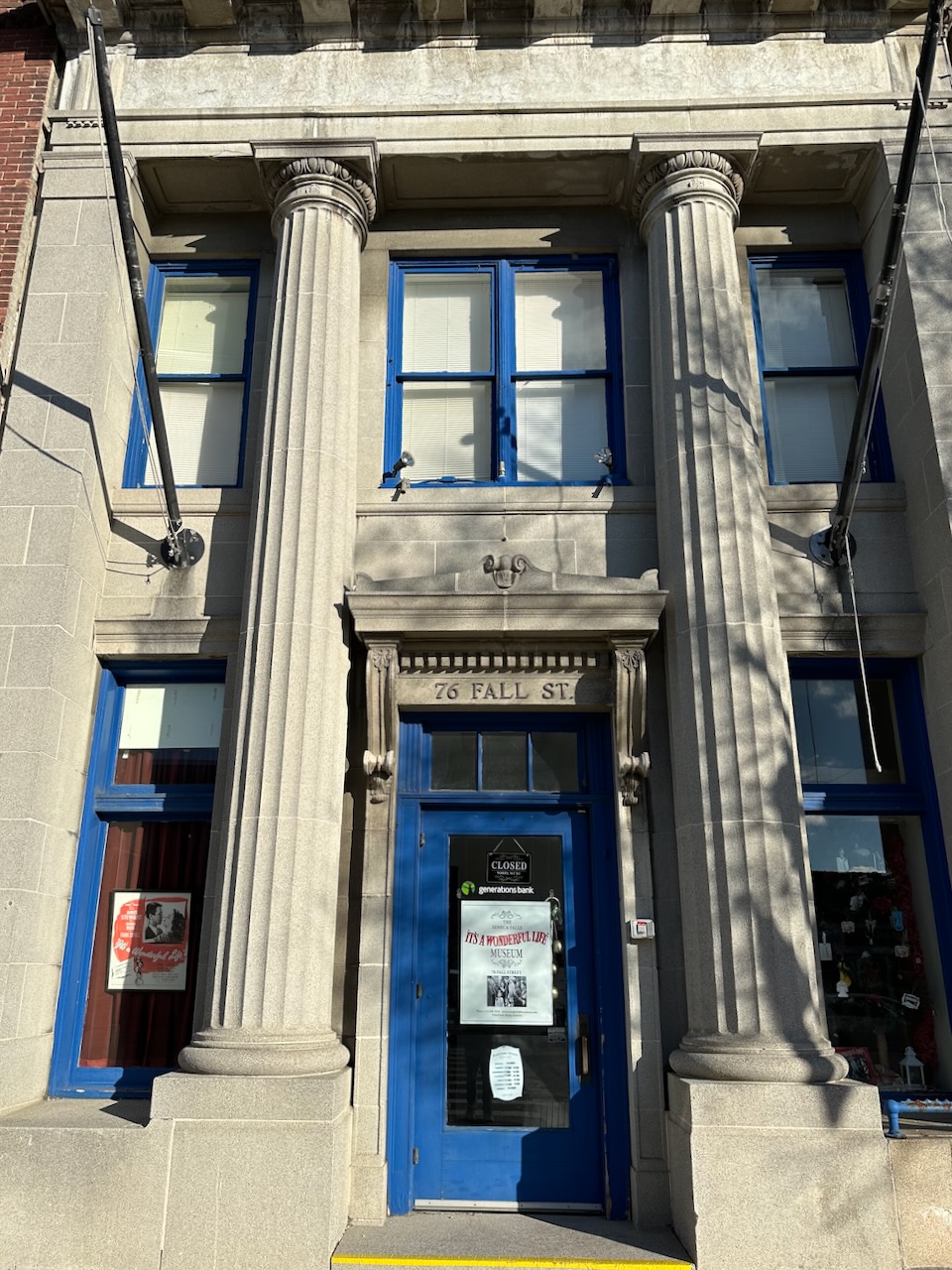 Exterior of the Its a Wonderful Life Museum.