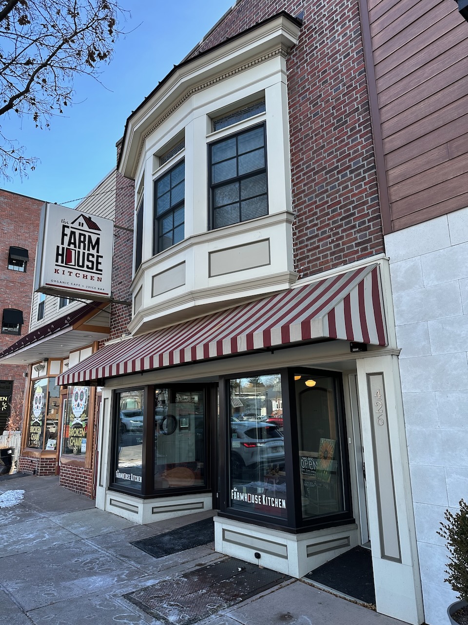 Exterior of The Farm House Kitchen.