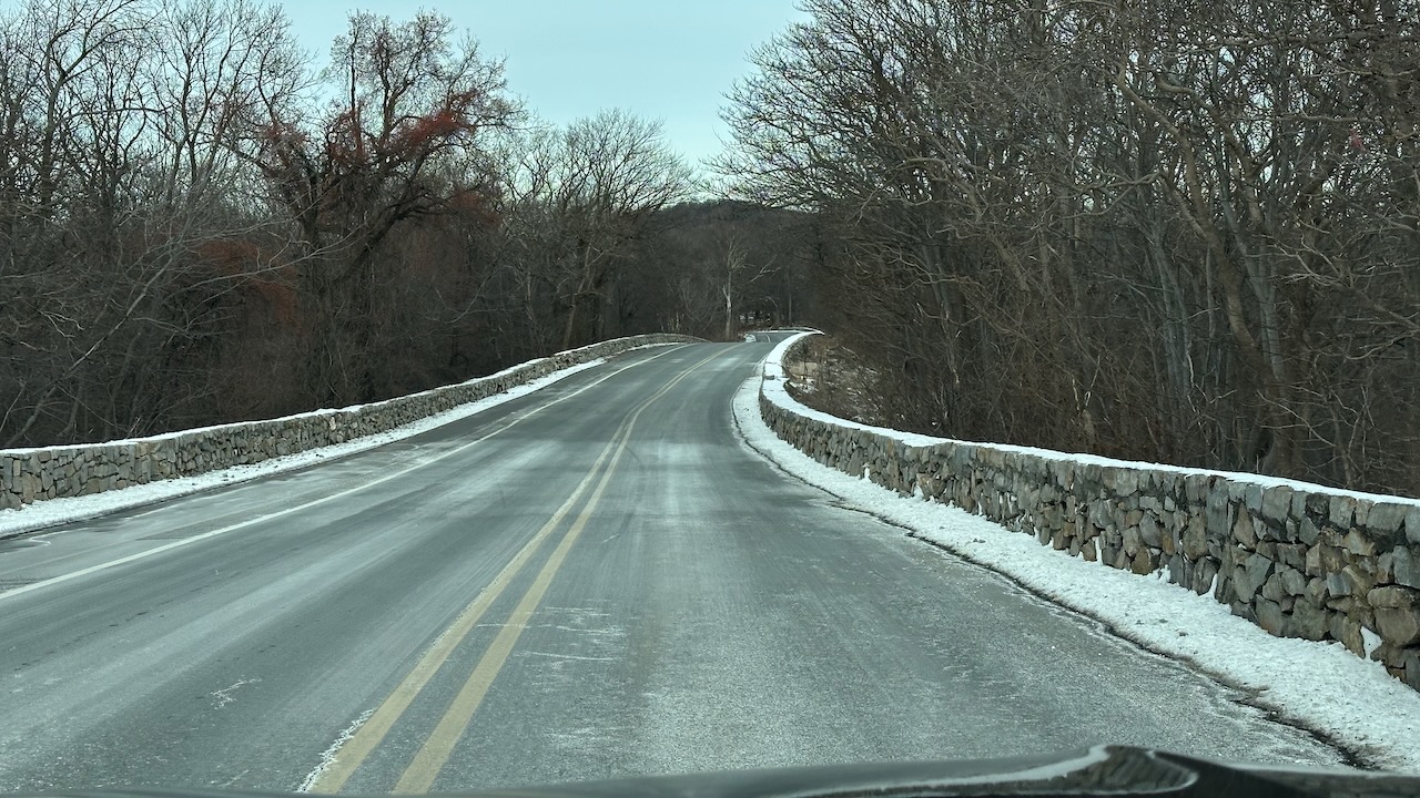 View of Skyline Drive headed northward. 