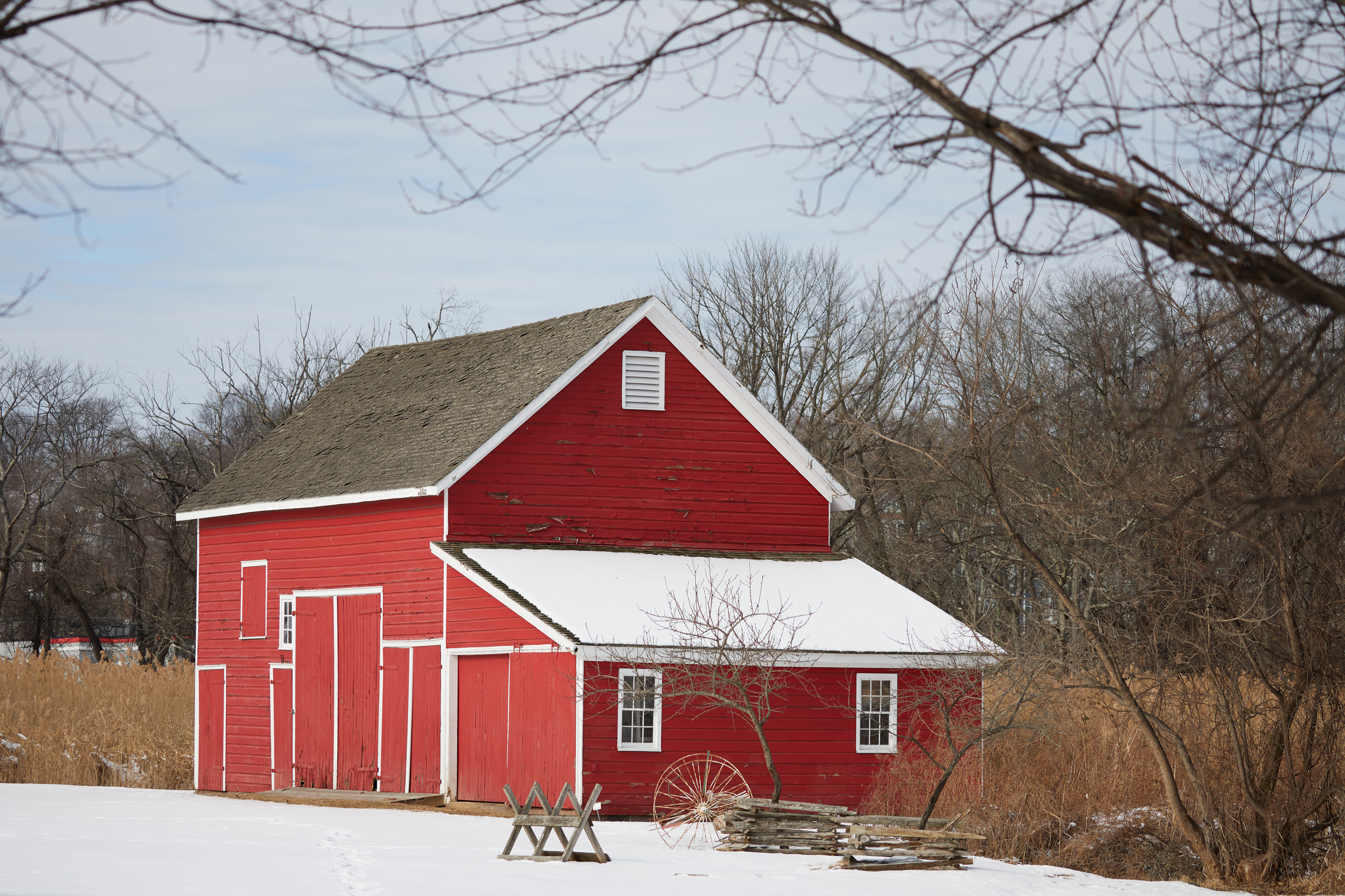 Barn on Steuben House property. 