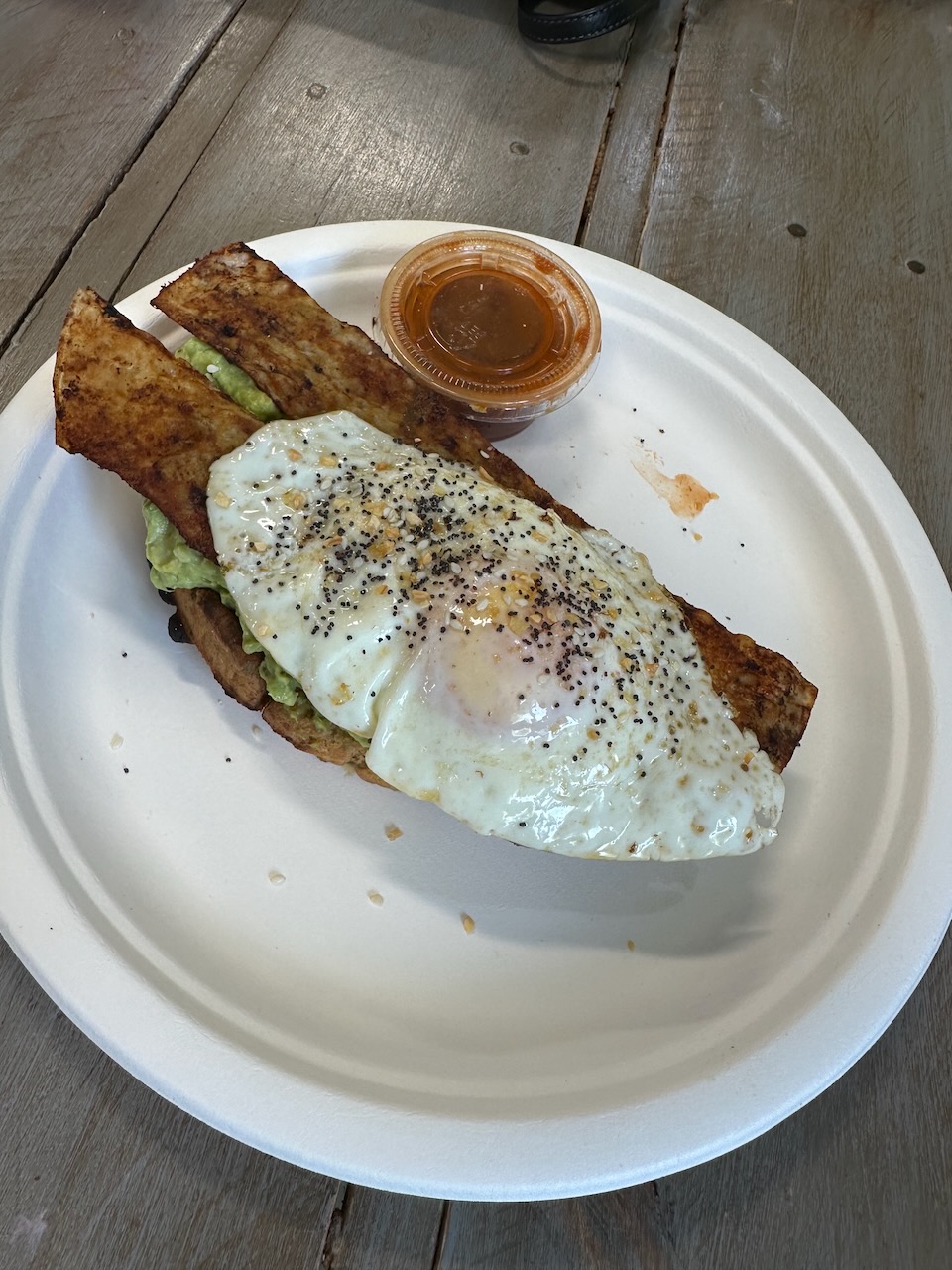 Avo Control sandwich of egg and 