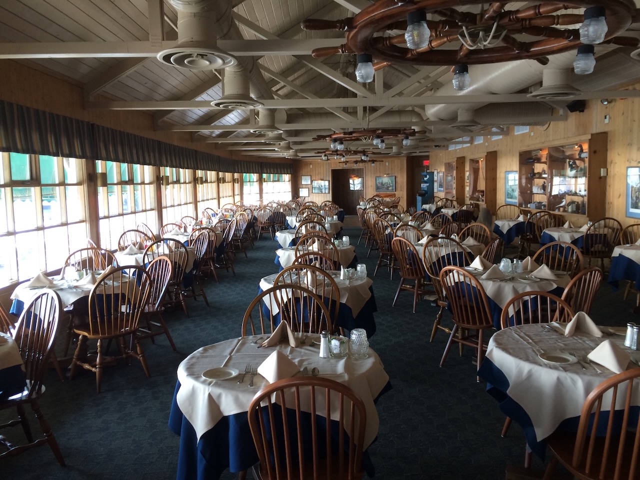 Interior of The Lobster House. 