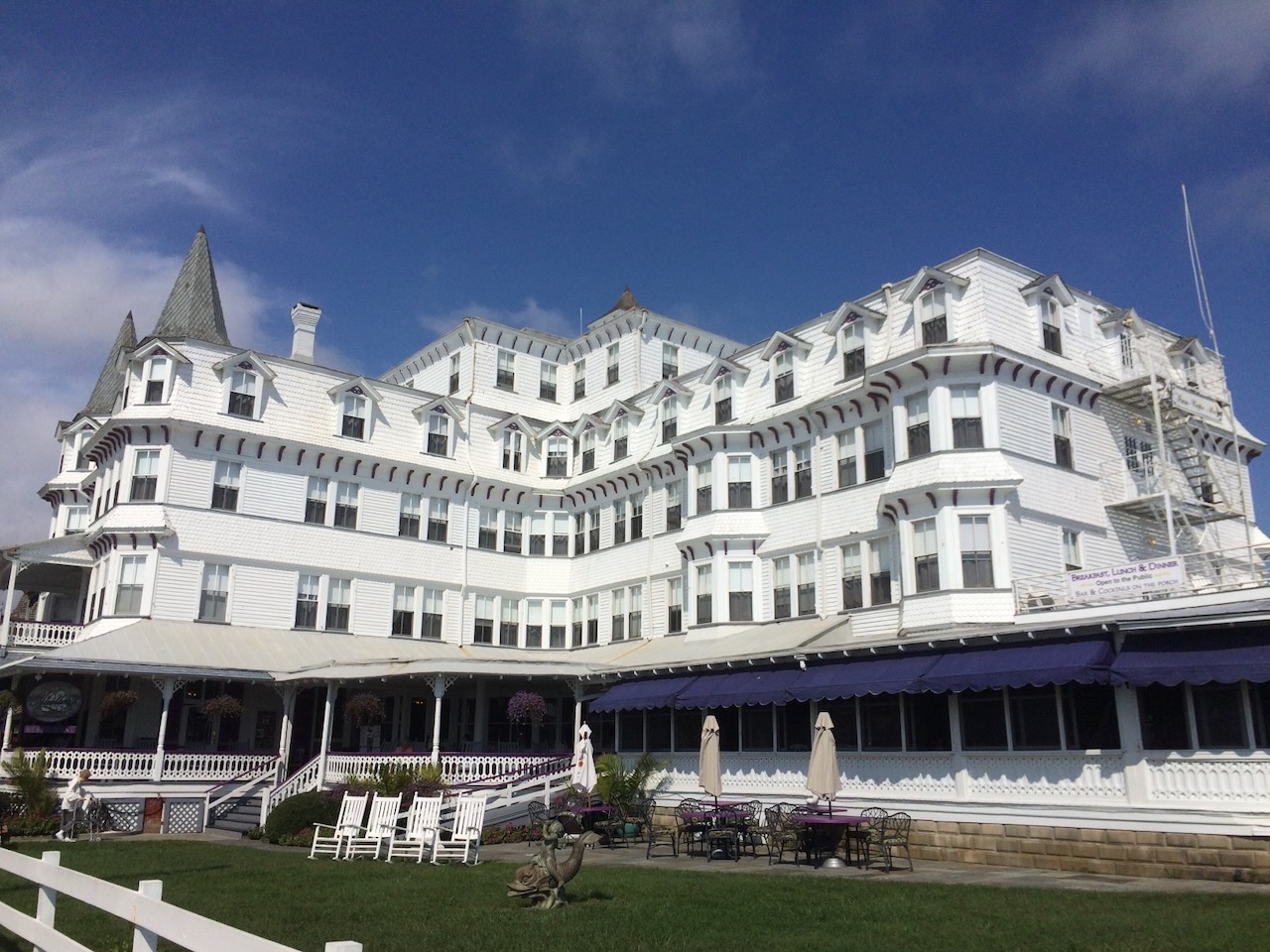 Exterior of The Inn of Cape May. 