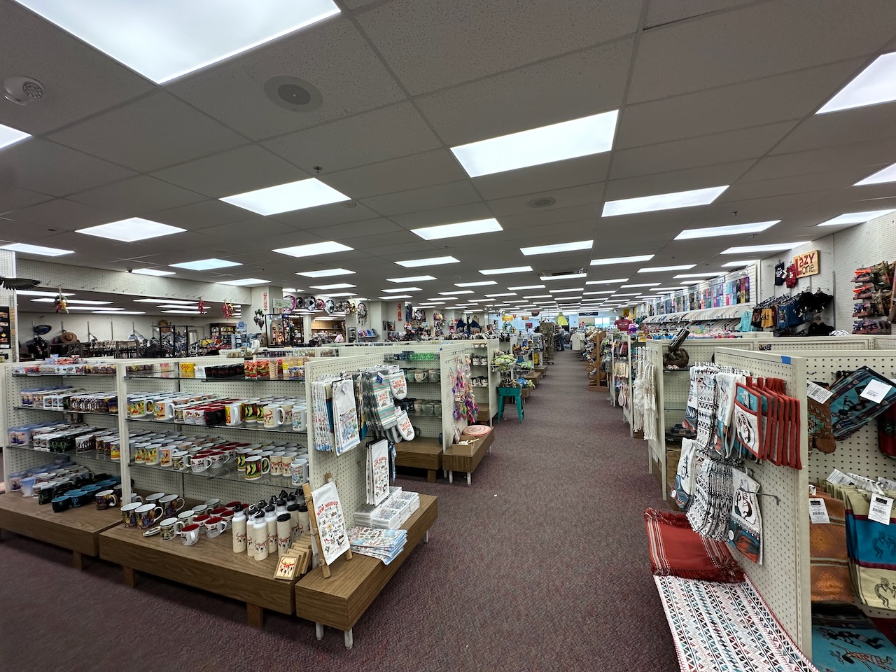 Souvenir section fo Cline's Corners. 