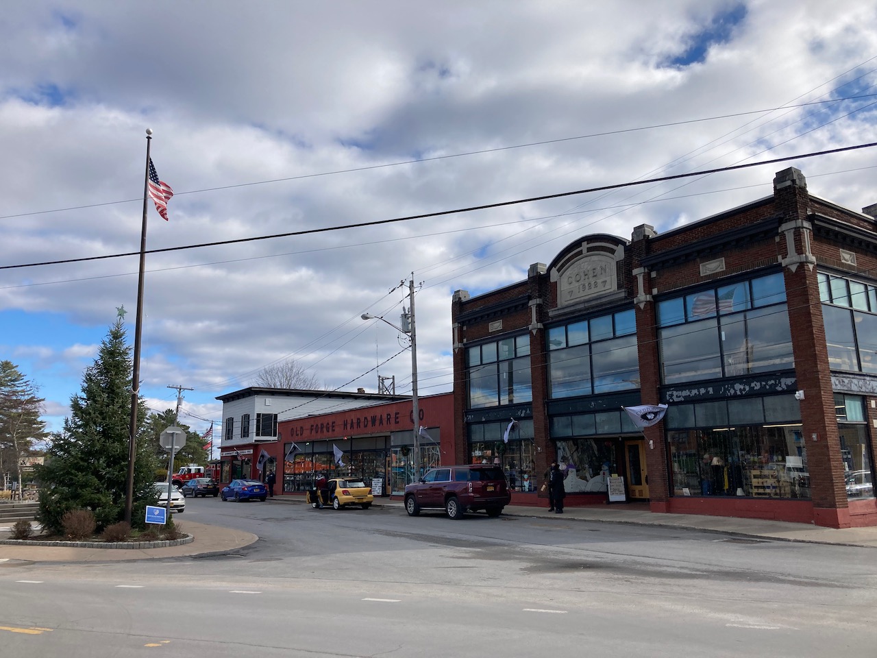 Exterior of Old Forge hardware.