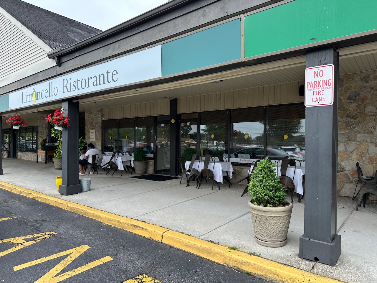 Exterior of Limoncello Restaurant. 