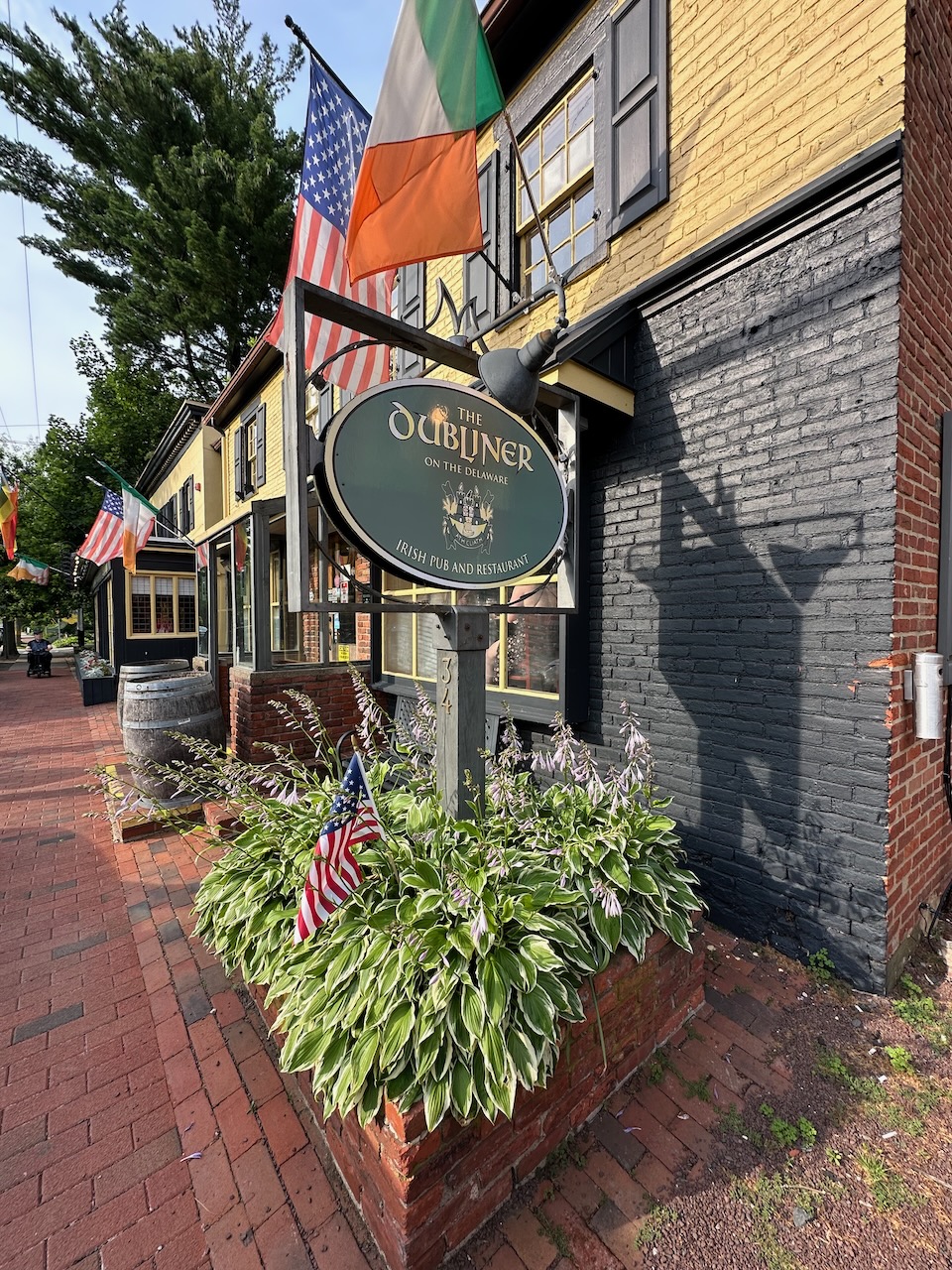 Exterior of Dubliner pub and restaurant in New Hope. 