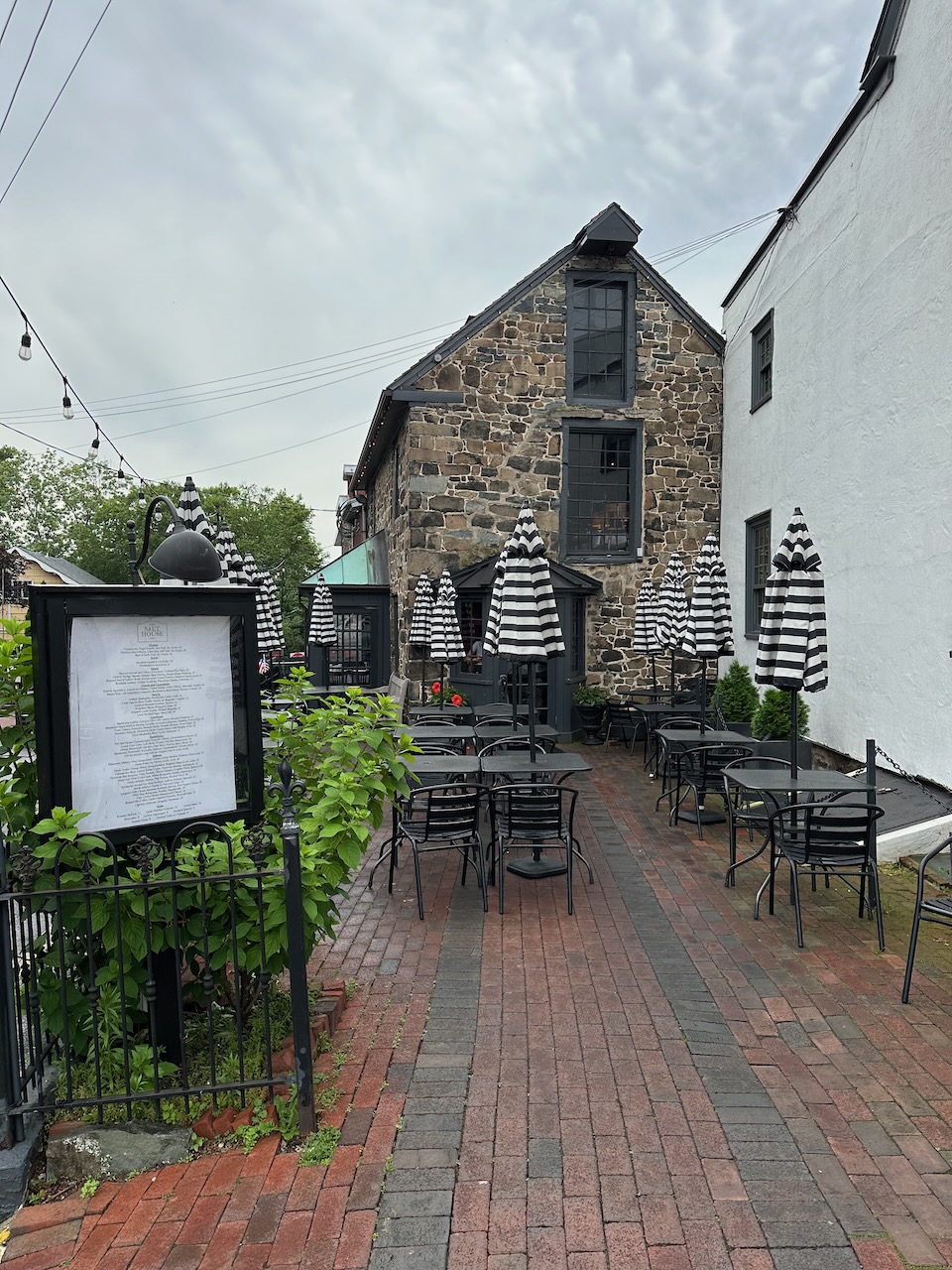 Exterior of The Salt House restaurant. 