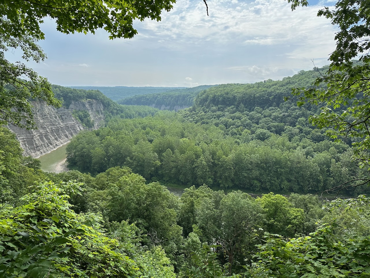 River gorge in Letchworth State Park. 