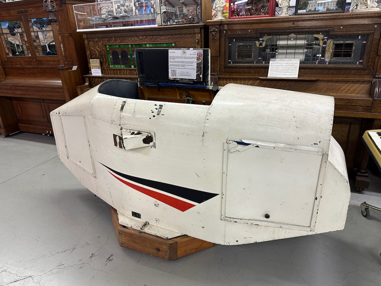 World War II Link Trainer.