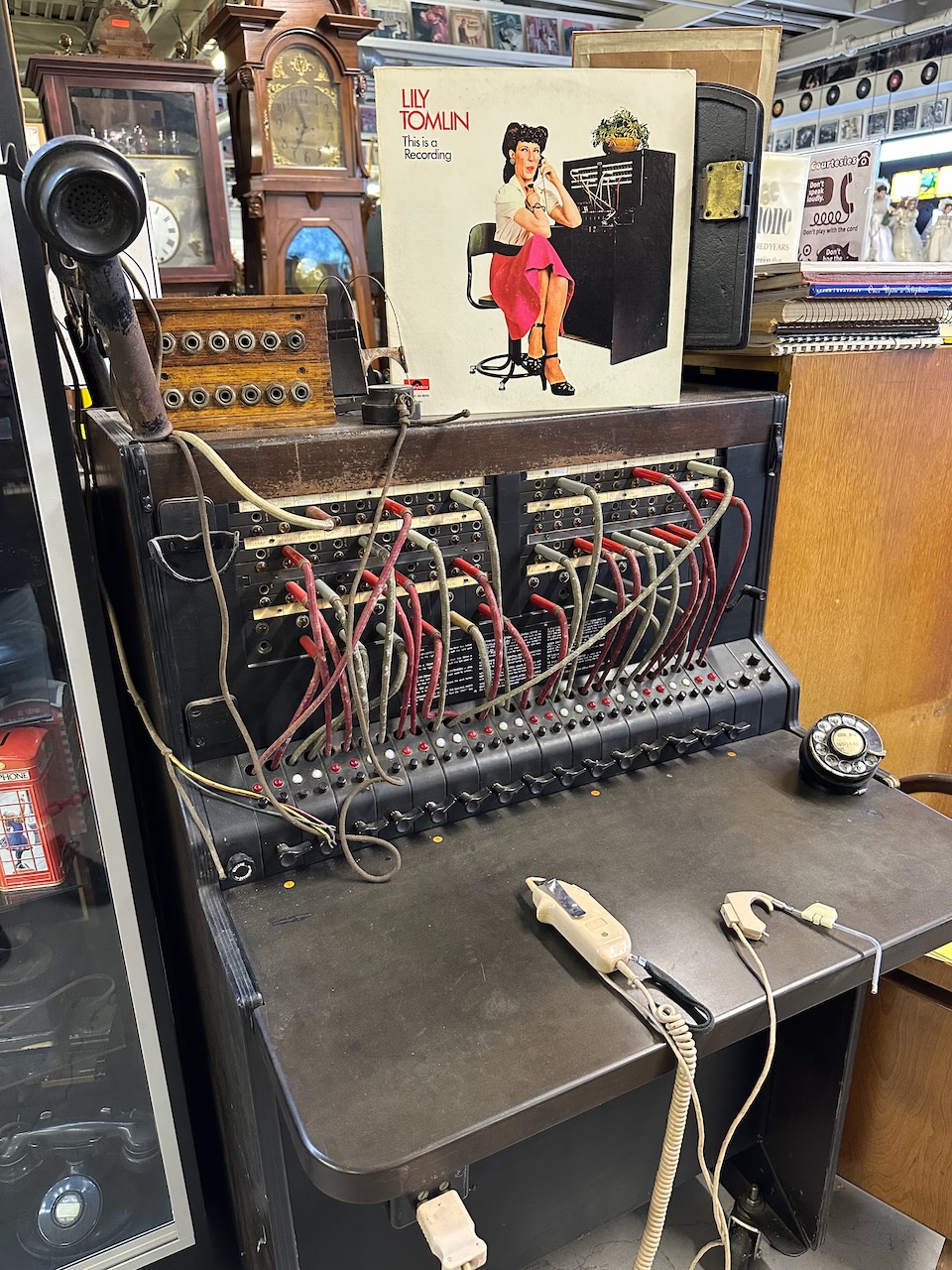 Telephone switchboard.