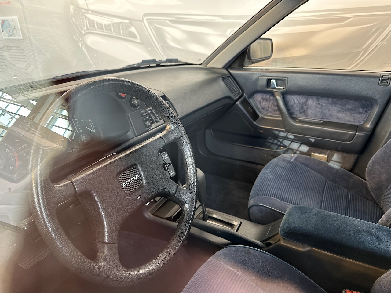 Interior of 1986 Acura Legend.