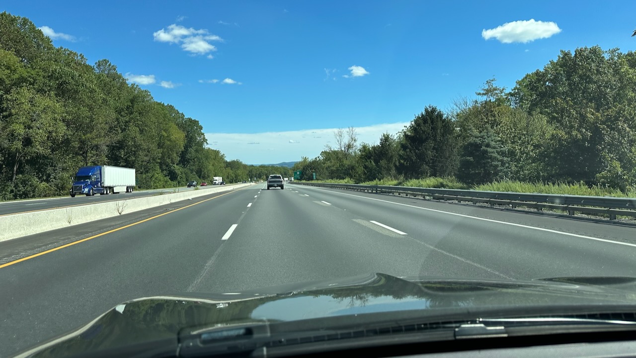 View of I-78 in New Jersey.