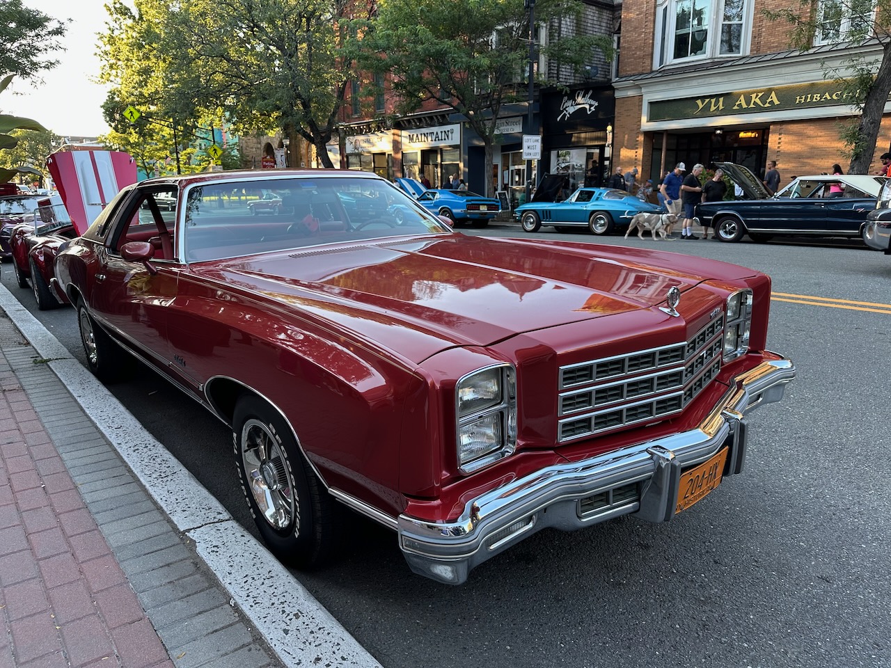 Chevrolet Monte Carlo, in red. 
