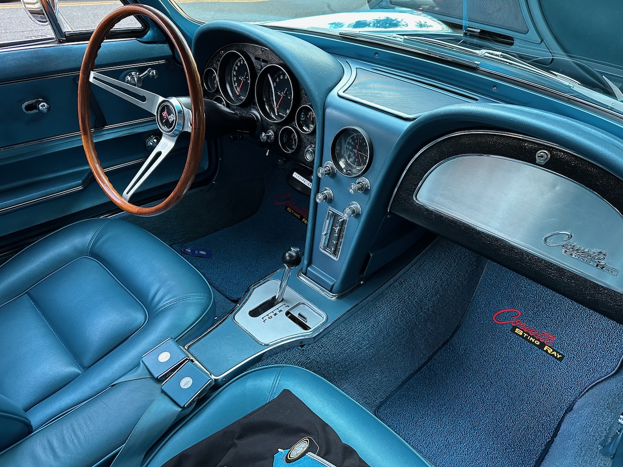 Interior of 1965 Chevrolet Corvette.