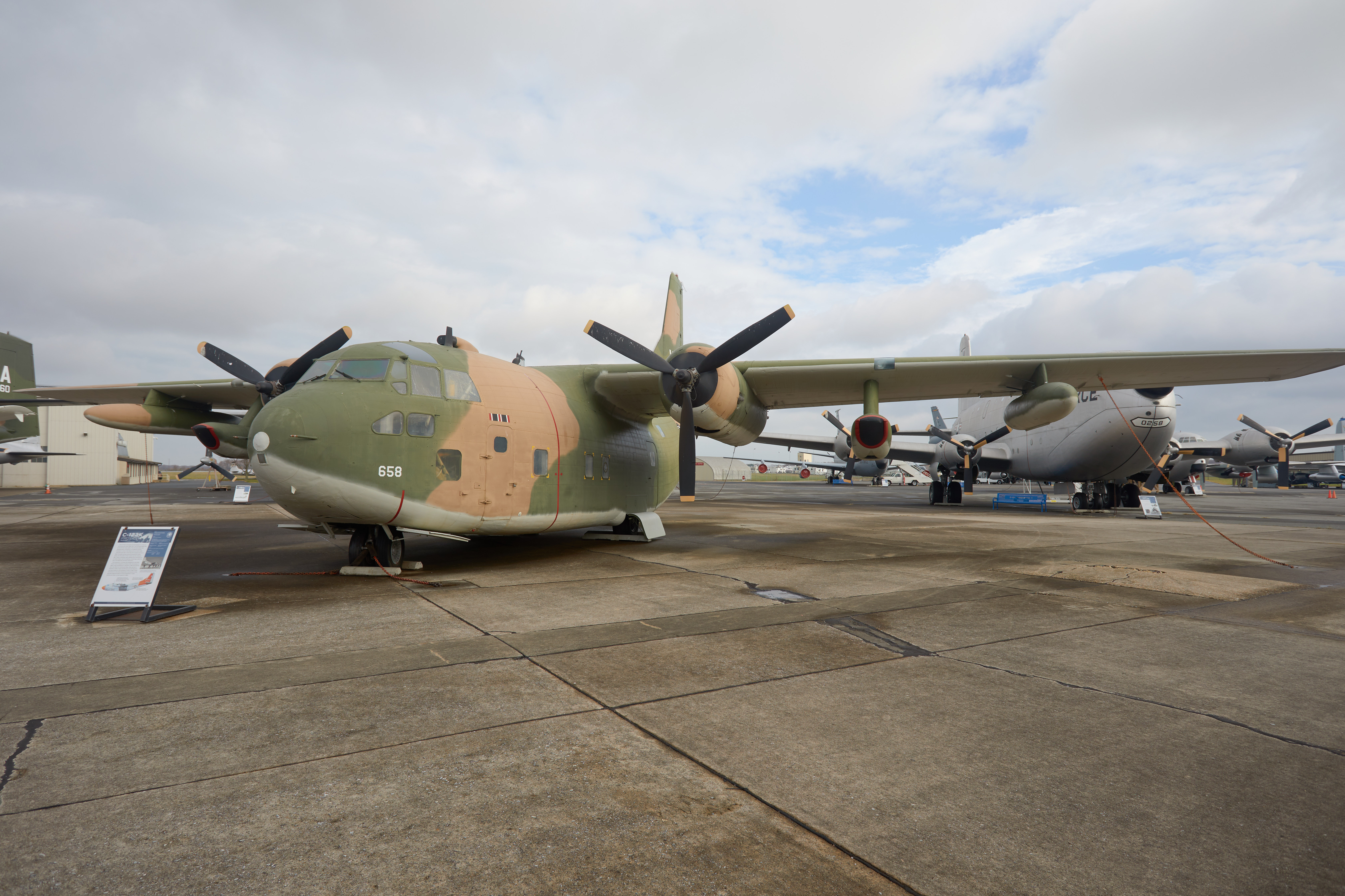 C-7A Caribou on tarmac. 