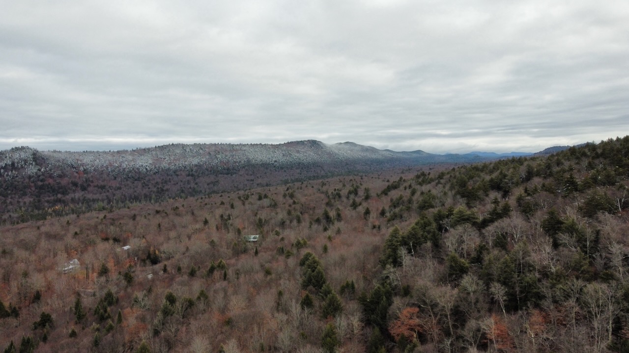 View of Mountains and forests near Inlet, NY.