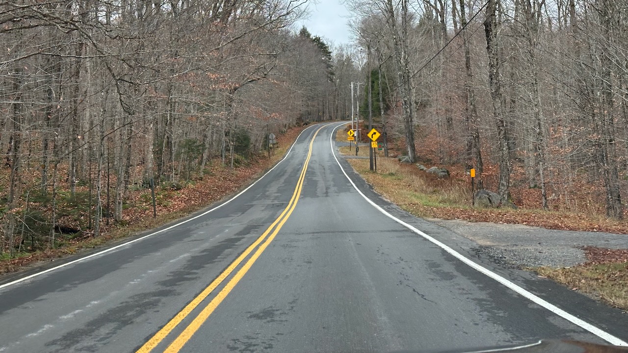View of South Shore Road.