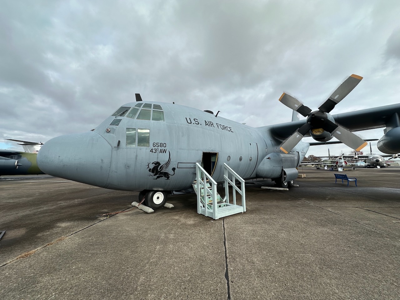 C-130 Hercules transport plane. 