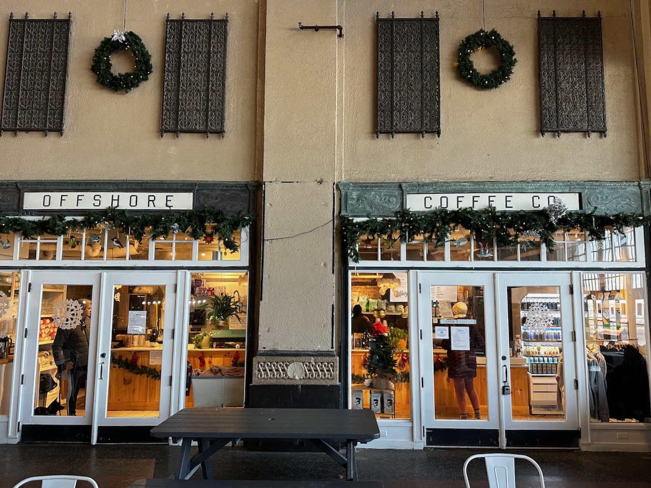 Exterior of Offshore Coffee Co. 