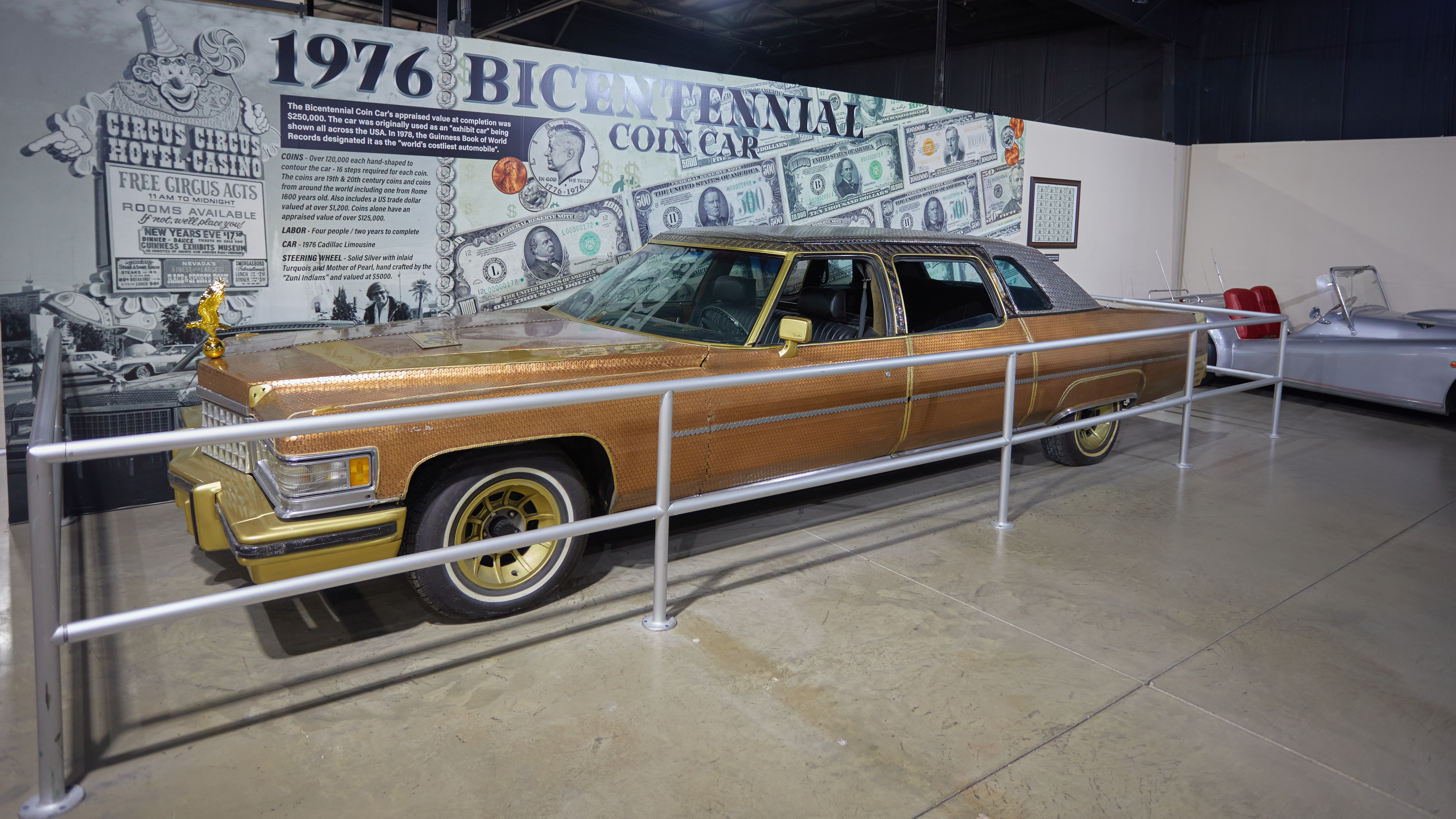 Bicentennial Coin Car exhibit