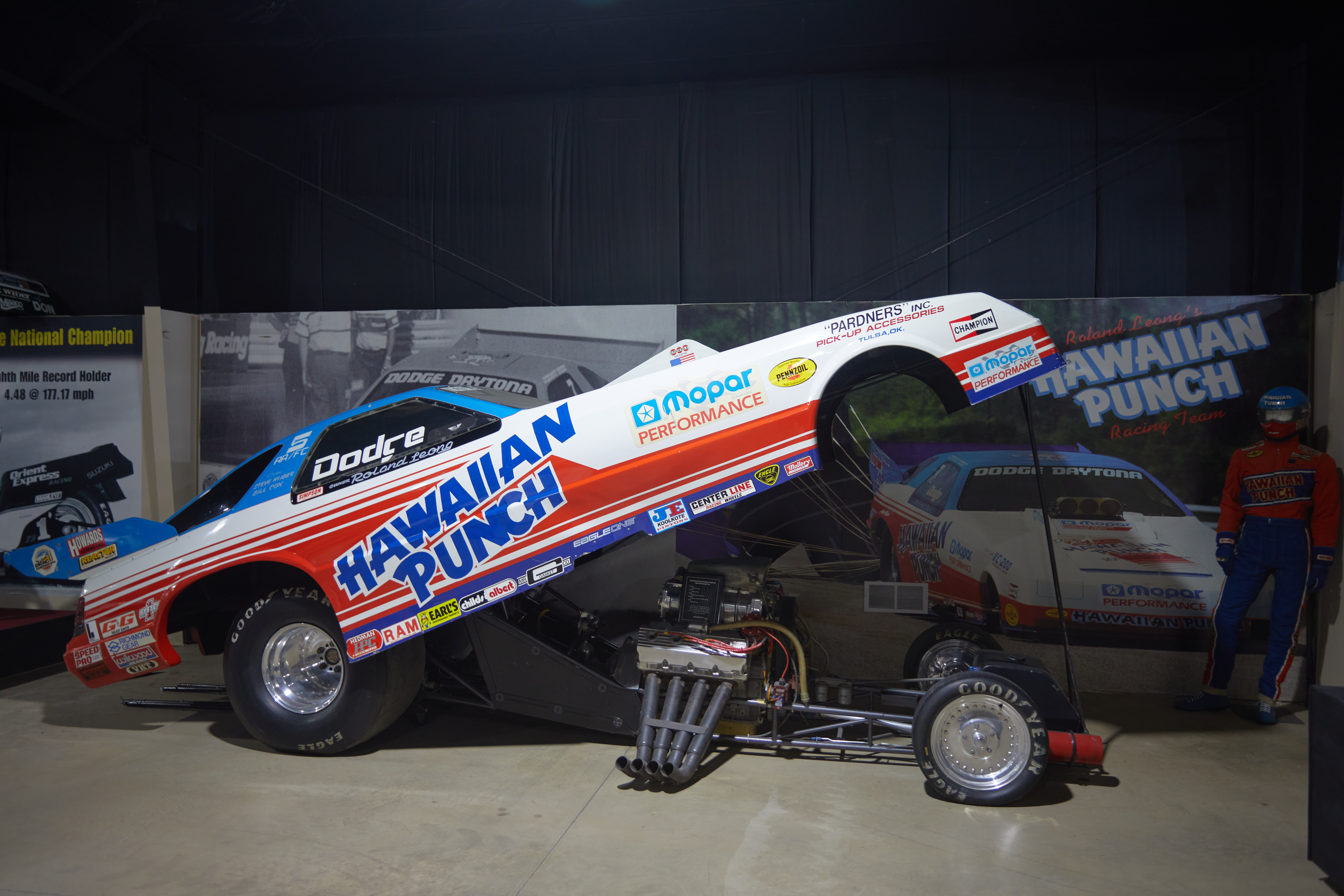 Roland Leong's Hawaiian Punch funny car.