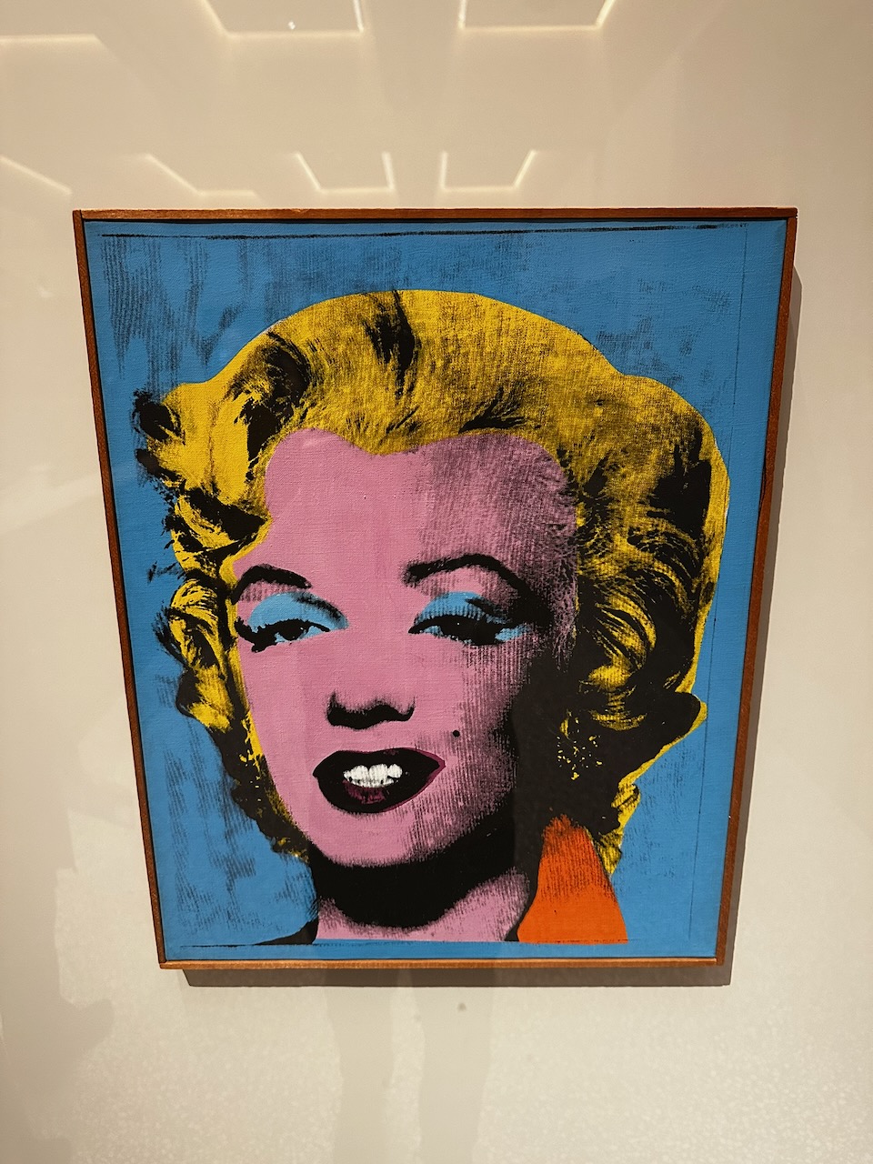 Pop art portrait of Marilyn Monroe.