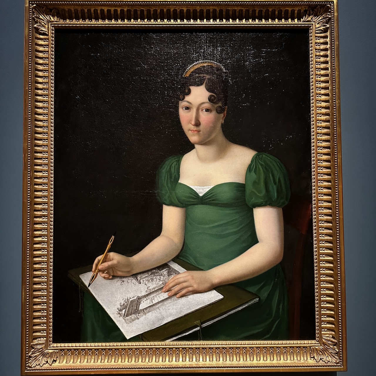 Portrait of Charlotte Bonaparte.